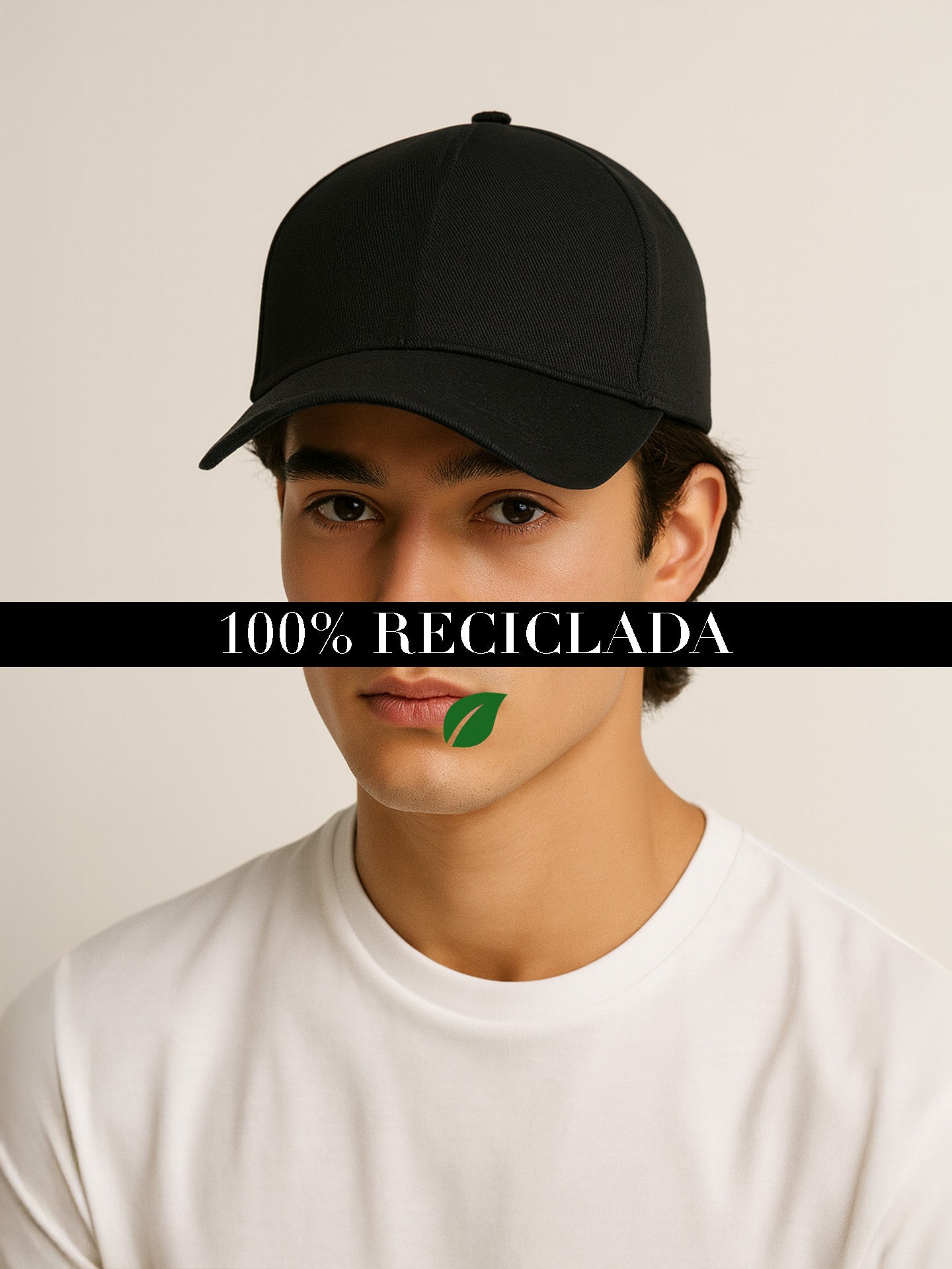 100% RECYCLED CAP - Almônd