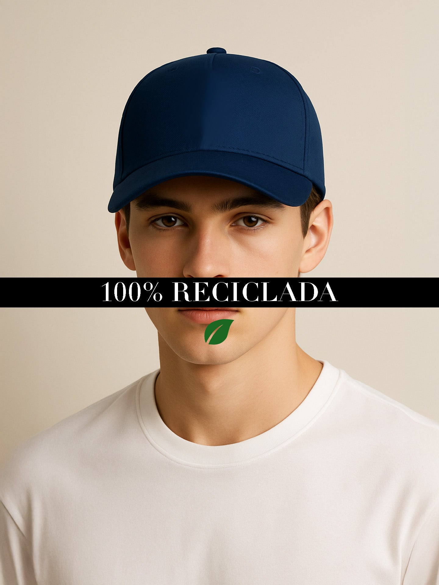 100% RECYCLED CAP - Almônd