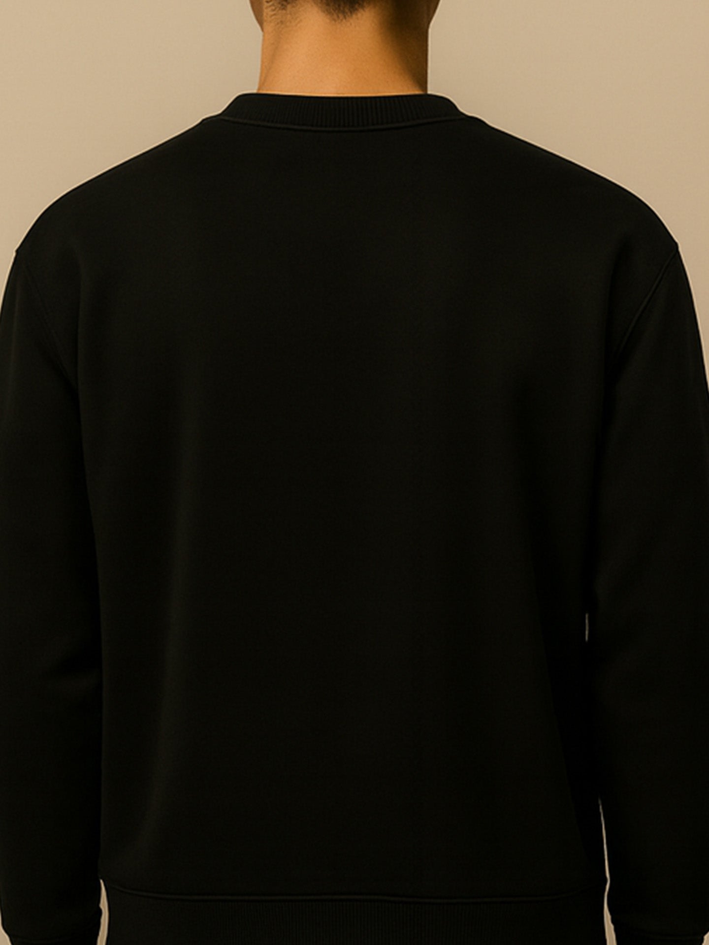 ORGANIC STRUCTURED SWEATSHIRT - Almônd