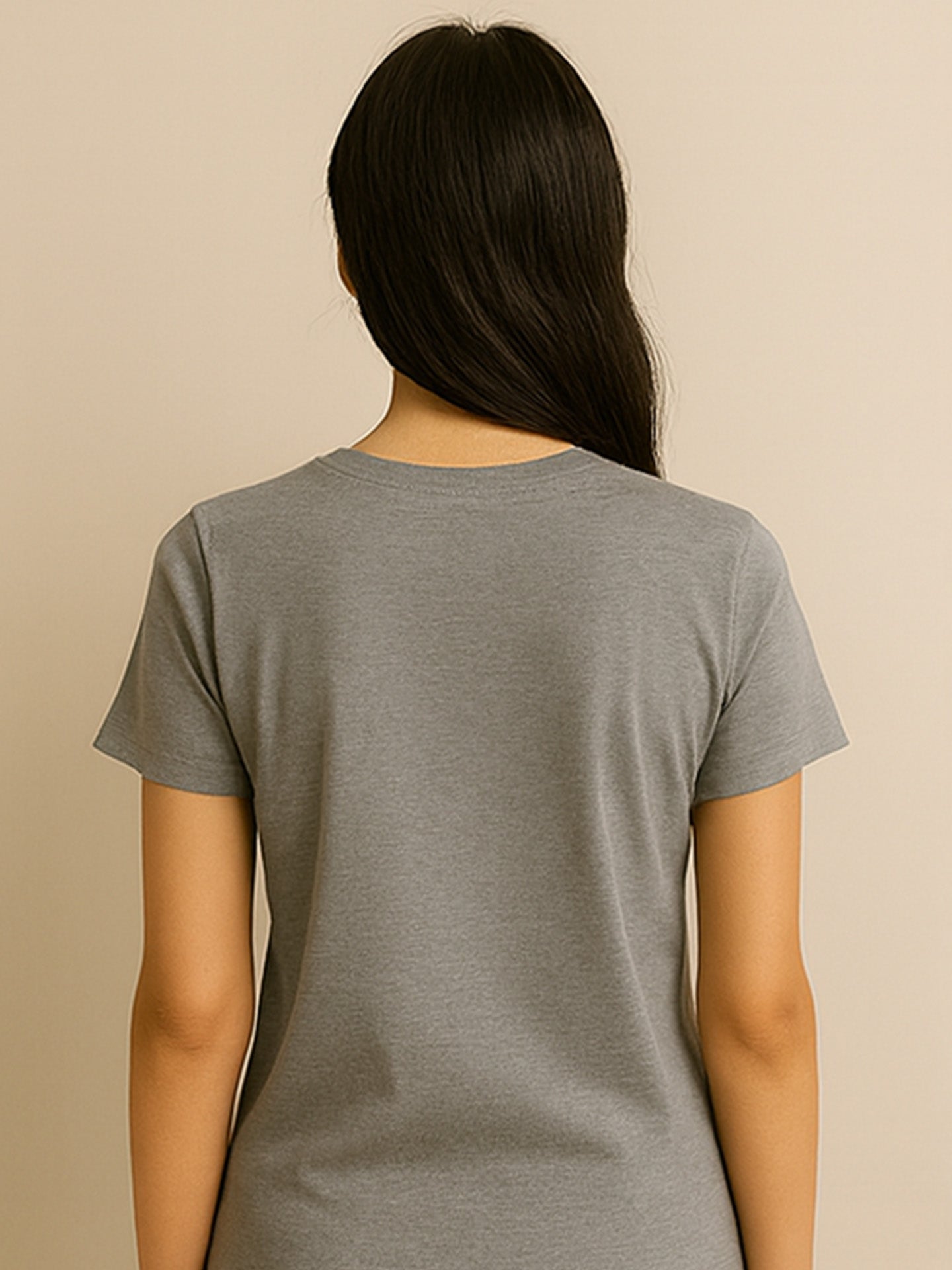 100% ORGANIC COTTON T-SHIRT - Almônd