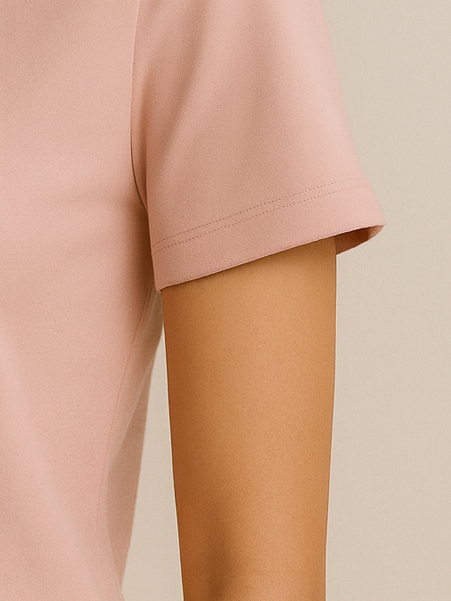 100% ORGANIC COTTON T-SHIRT - Almônd