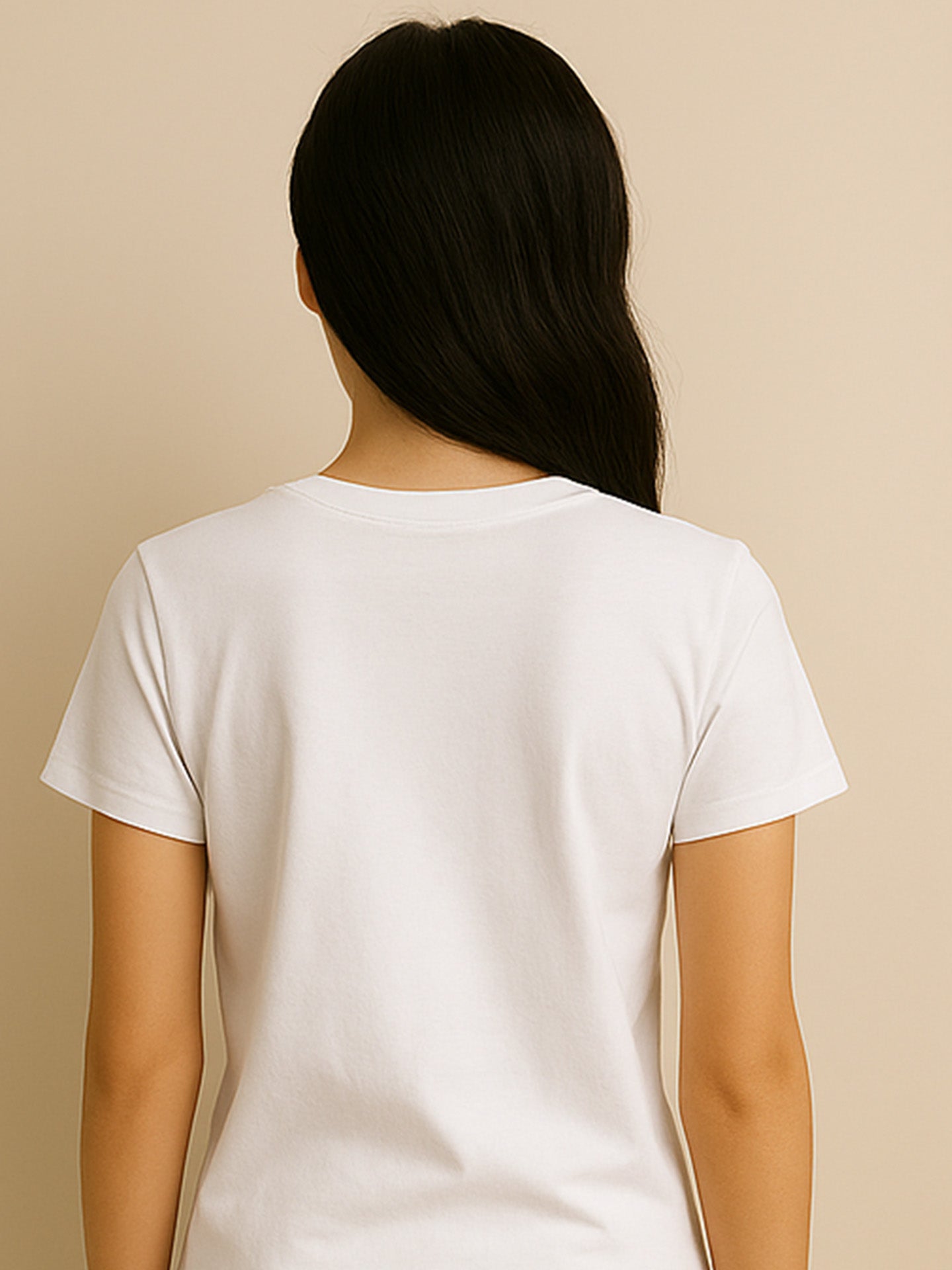100% ORGANIC COTTON T-SHIRT - Almônd