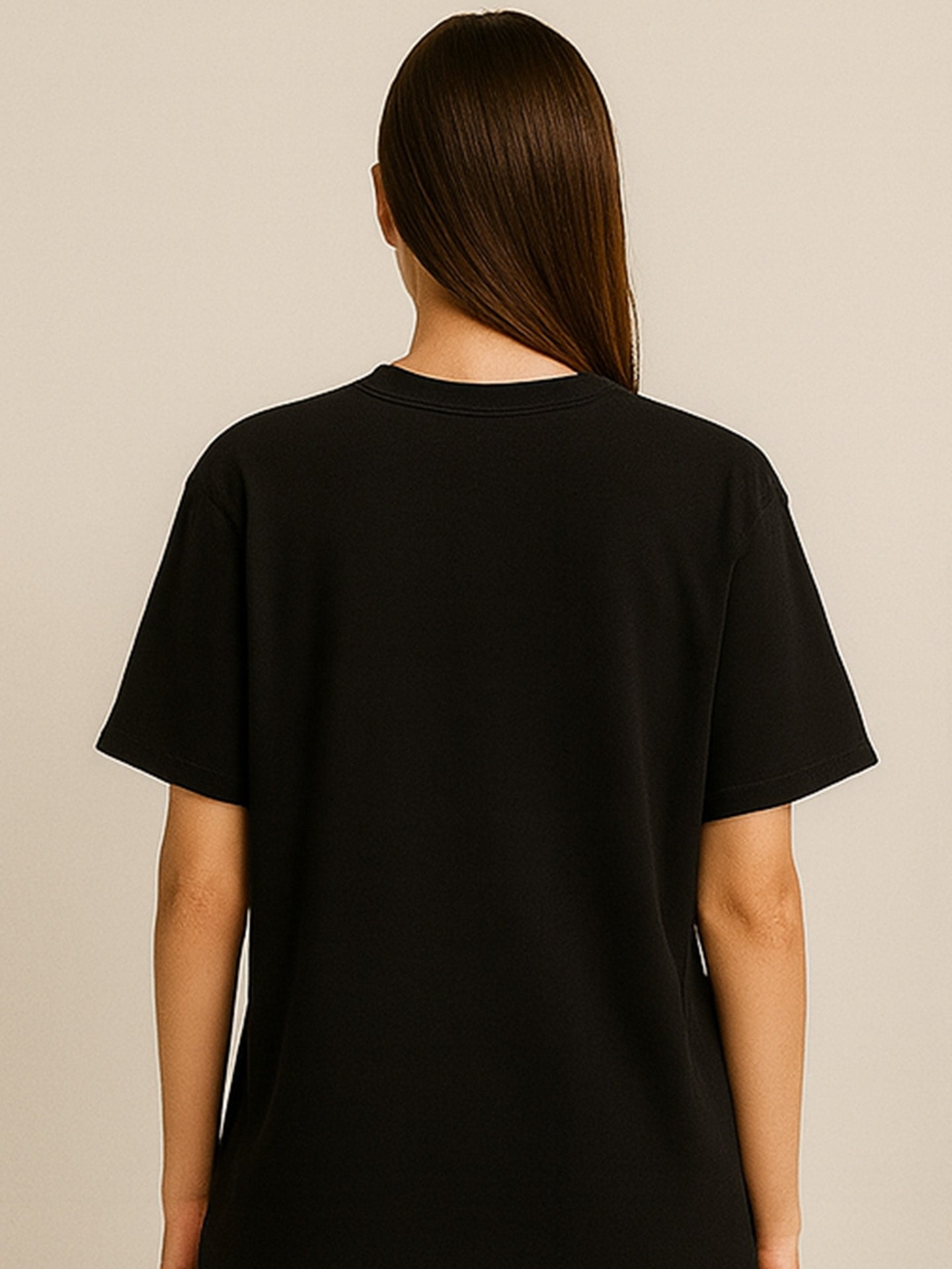 100% ORGANIC COTTON OVERSIZED T-SHIRT - Almônd