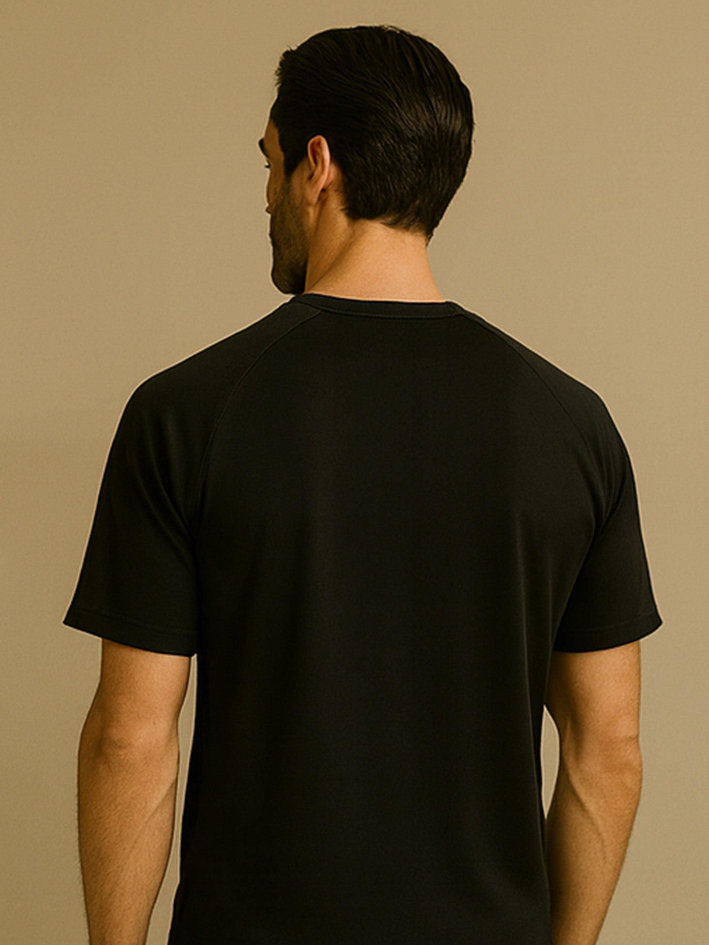 100% RECYCLED SPORTS T-SHIRT - Almônd