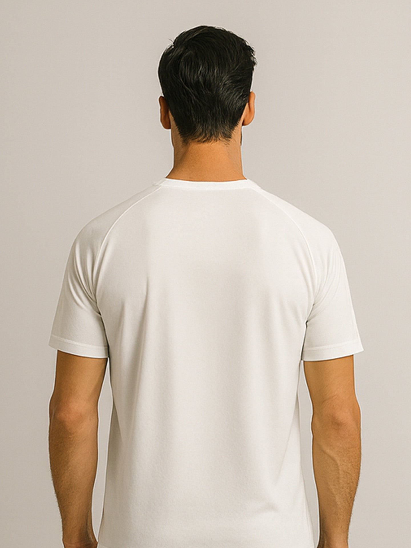 100% RECYCLED SPORTS T-SHIRT - Almônd