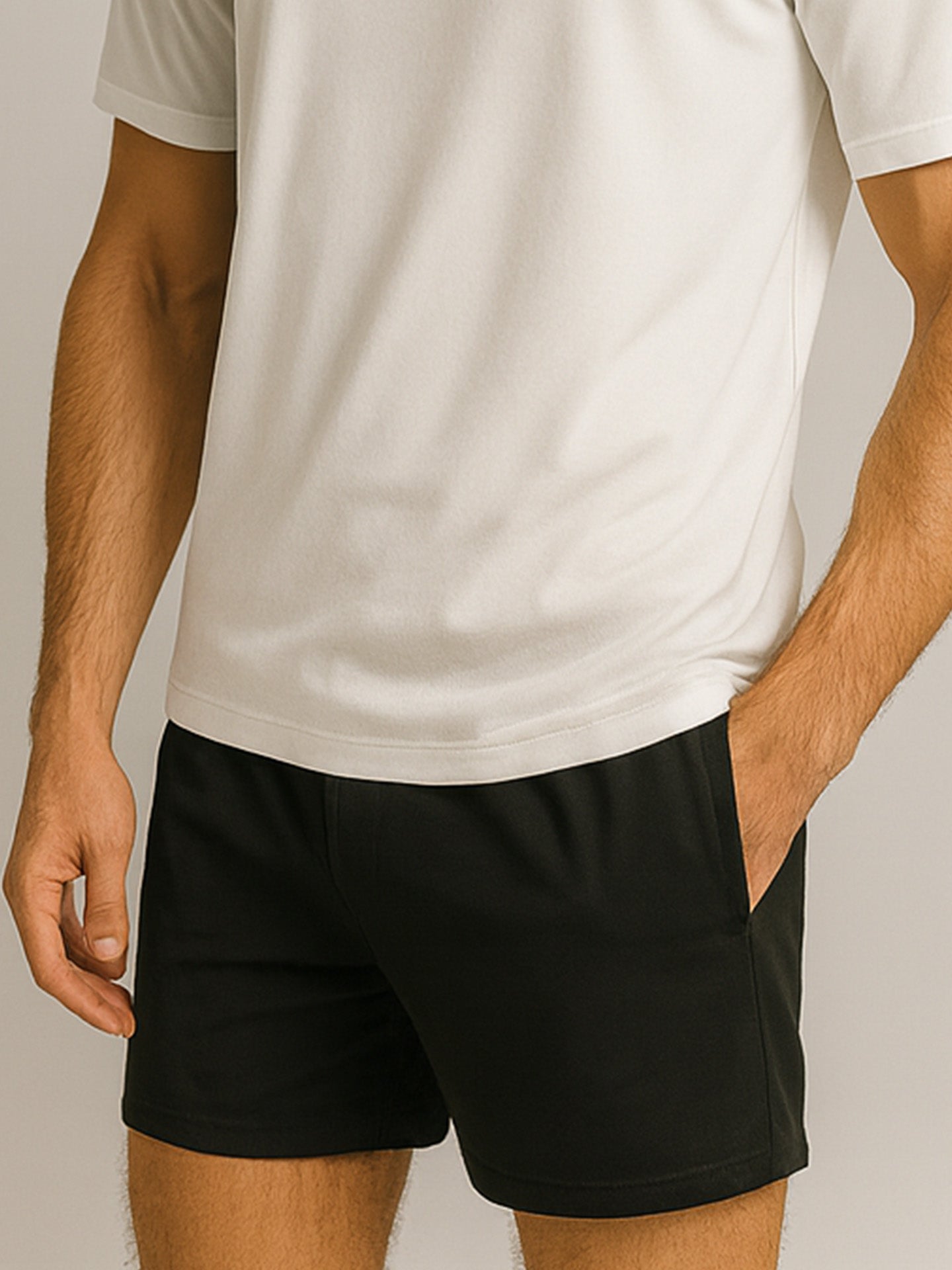 100% RECYCLED SPORTS T-SHIRT - Almônd