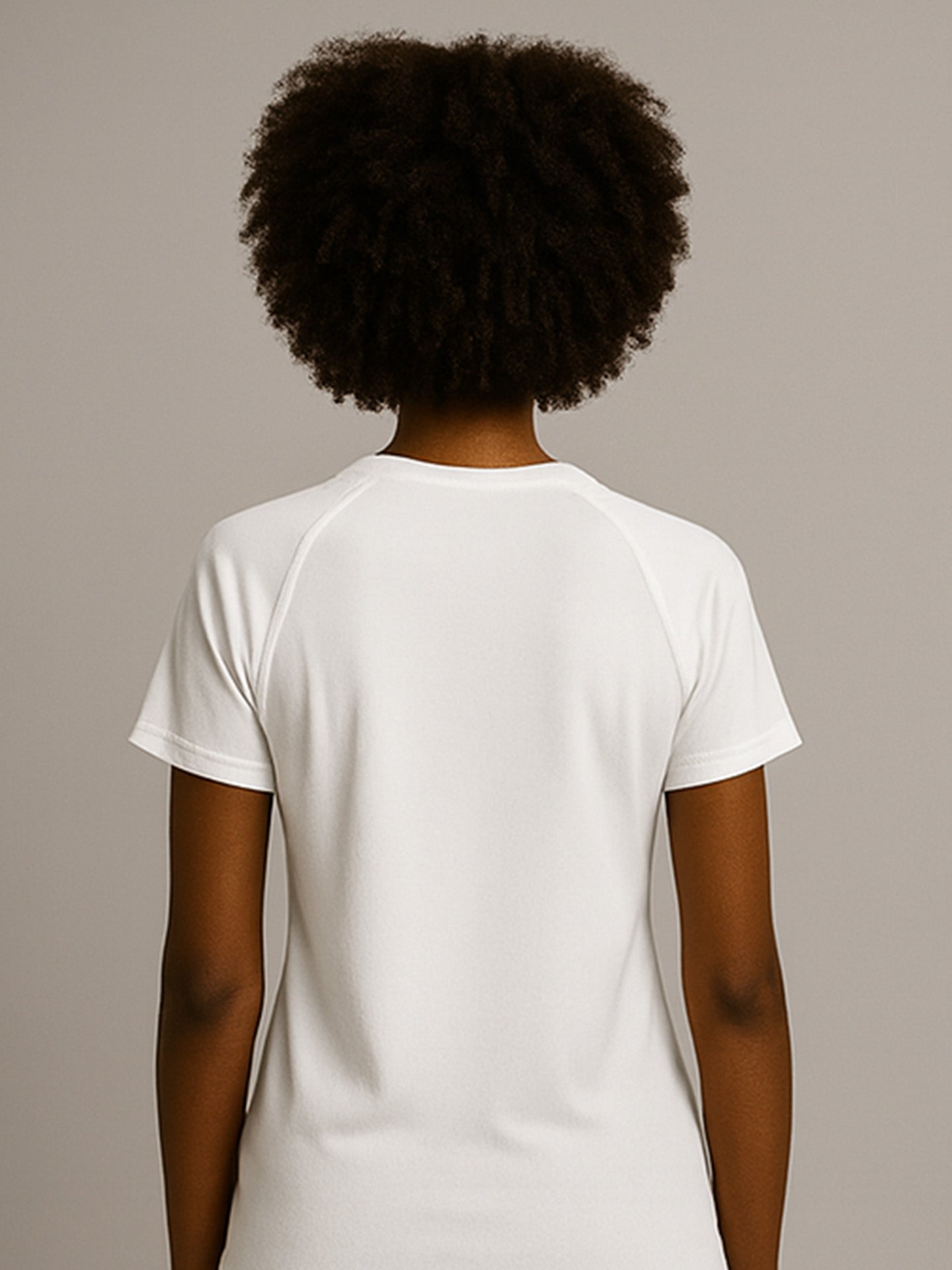 100% RECYCLED SPORTS T-SHIRT - Almônd