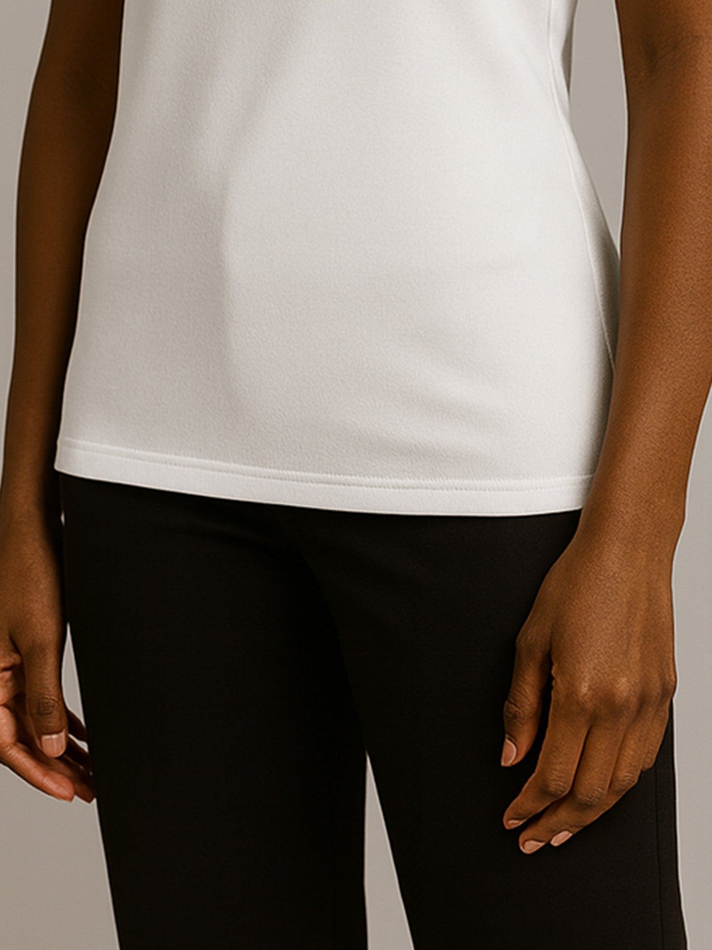 100% RECYCLED SPORTS T-SHIRT - Almônd