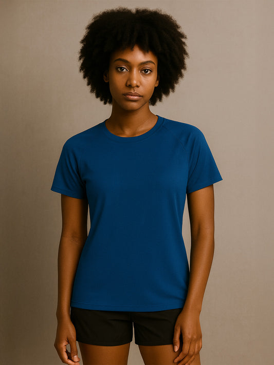 100% RECYCLED SPORTS T-SHIRT - Almônd
