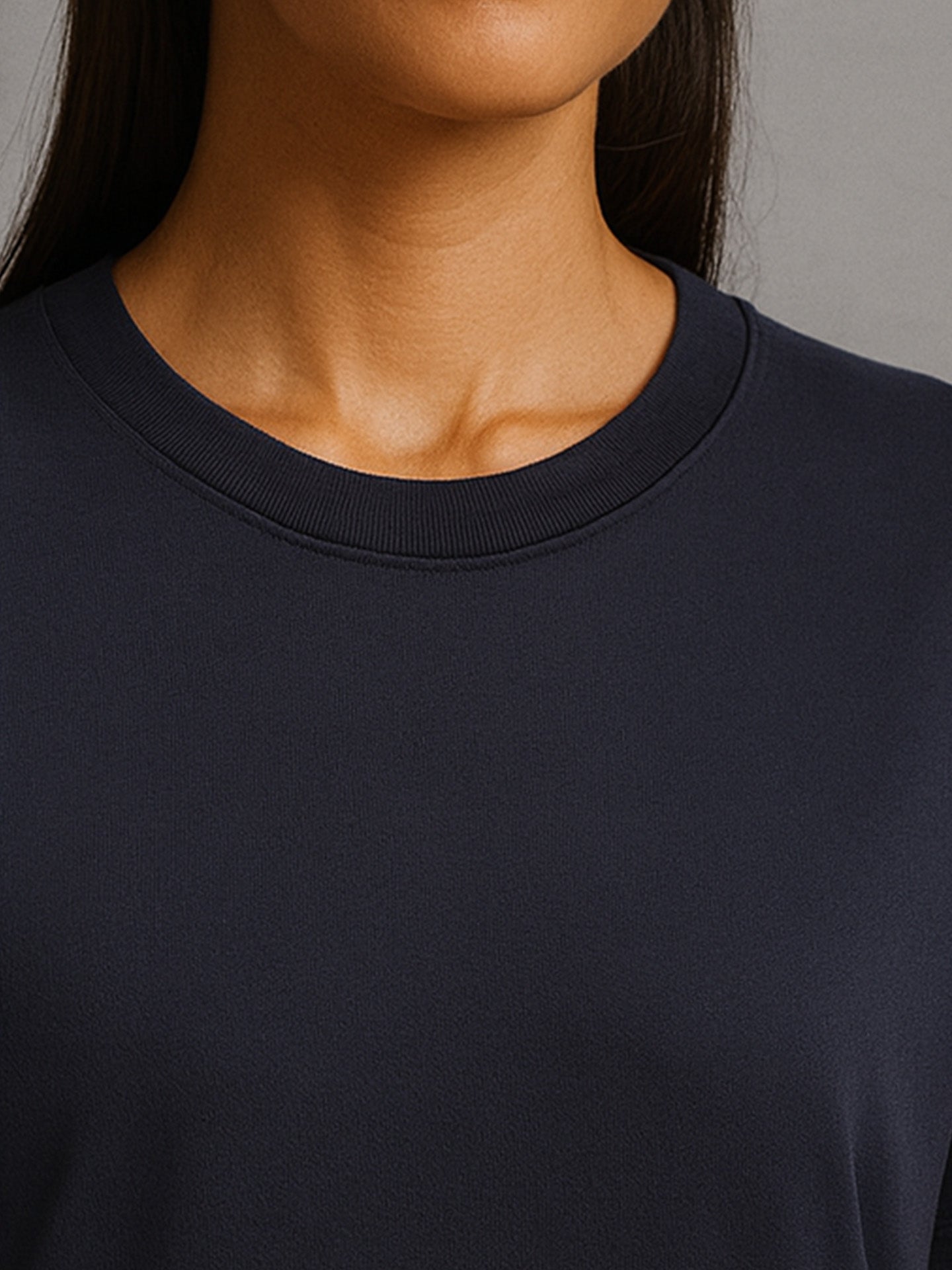 ORGANIC COTTON VINTAGE T-SHIRT DRESS - Almônd