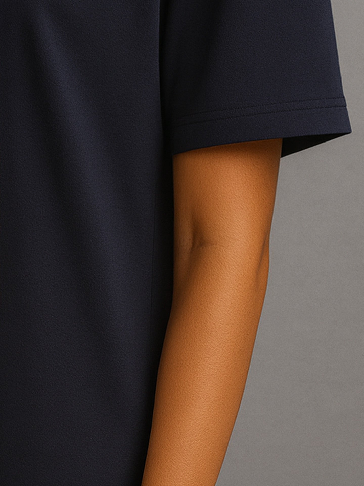ORGANIC COTTON VINTAGE T-SHIRT DRESS - Almônd