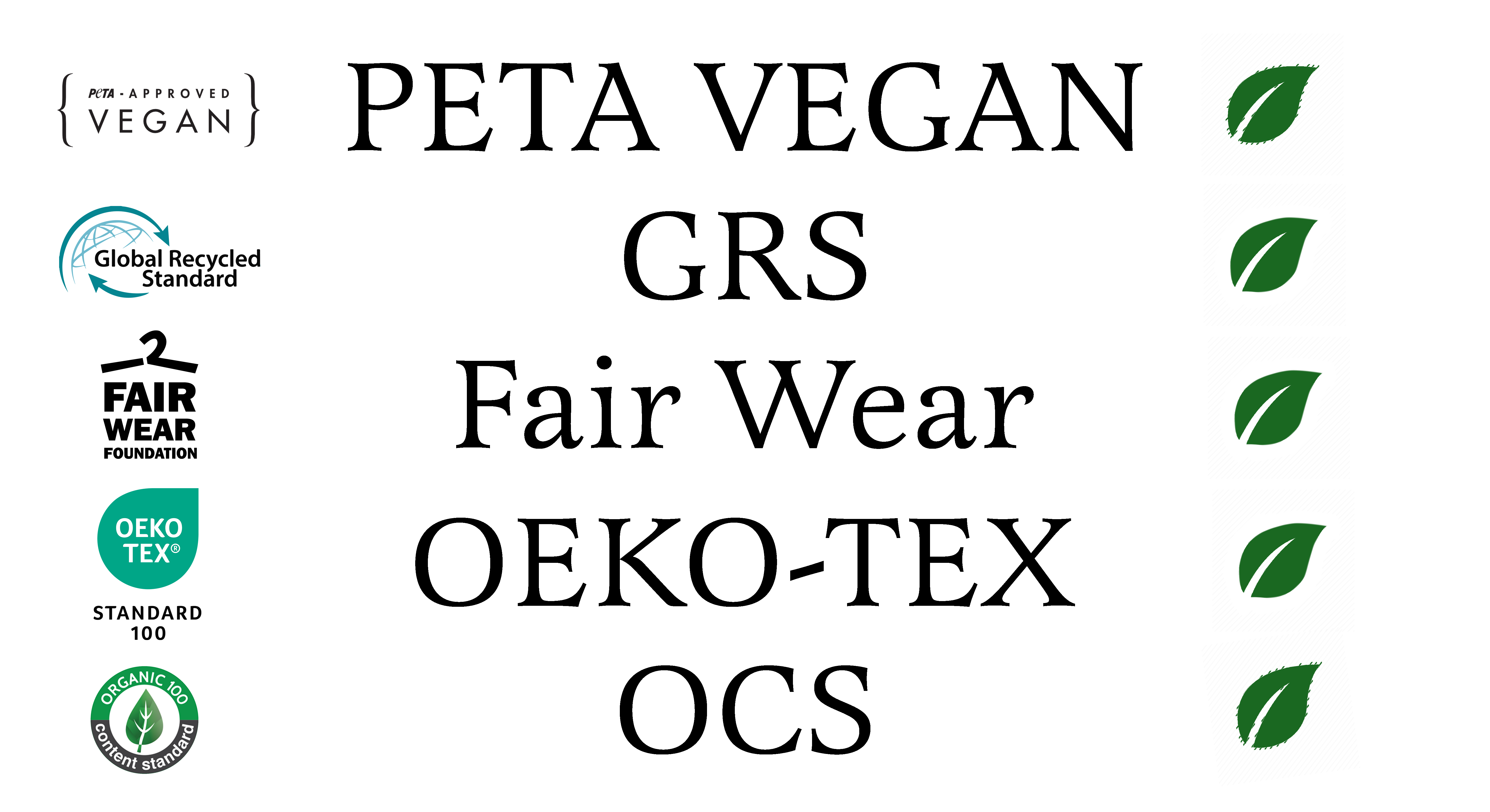 Certifications