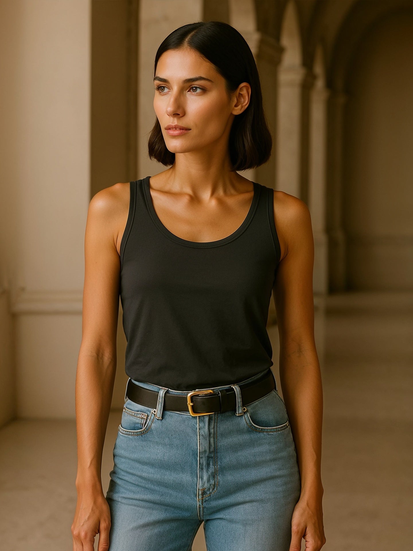 ORGANIC COTTON SLIM FIT TANK TOP