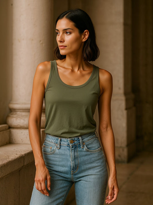ORGANIC COTTON SLIM FIT TANK TOP