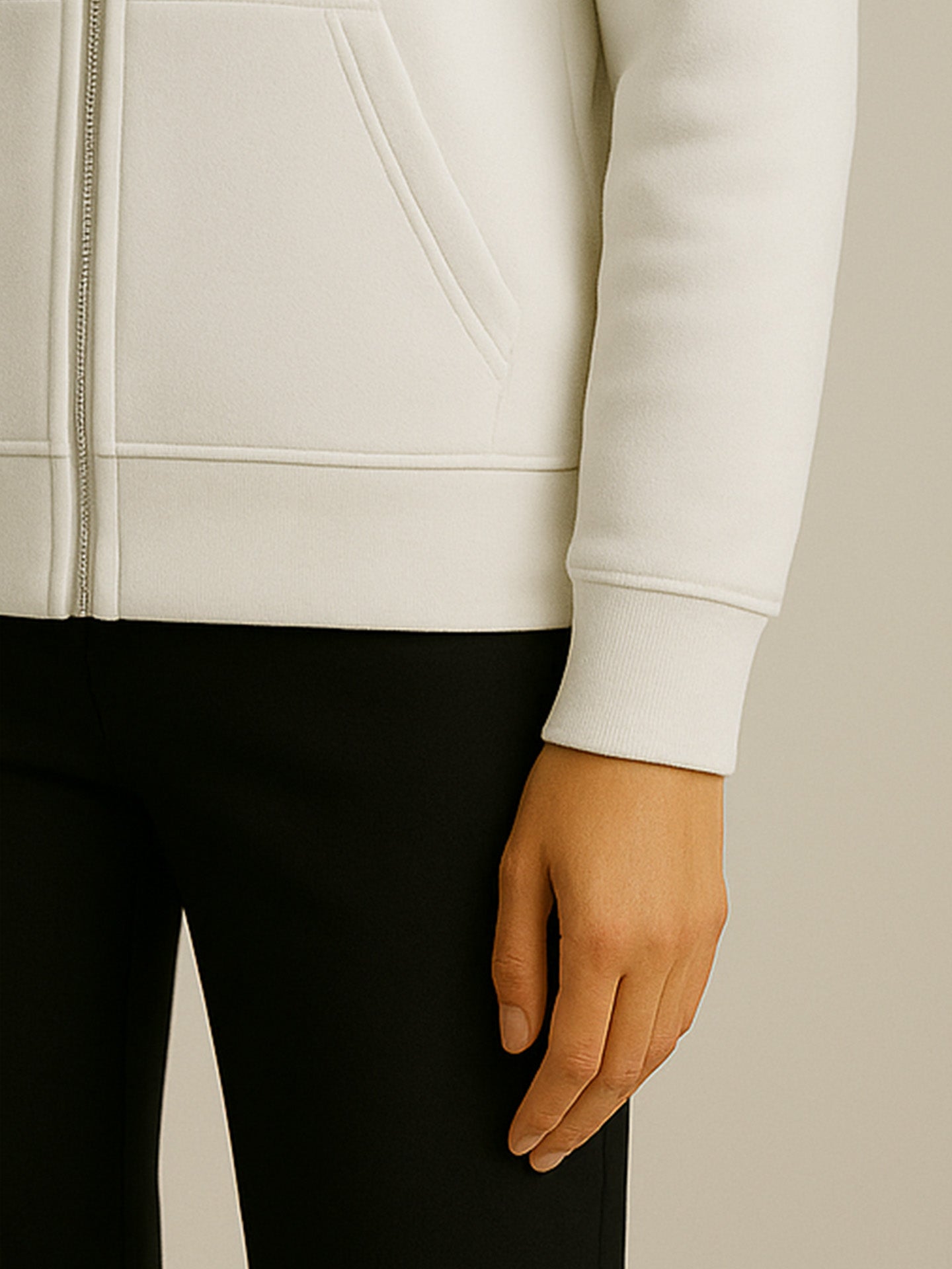 ORGANIC BOXCUT ZIPPER