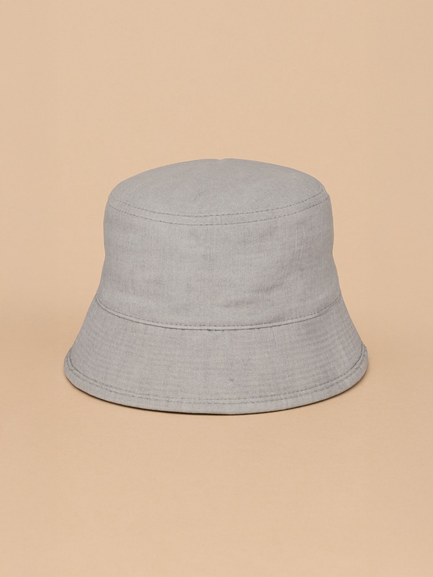 100% RECYCLED BUCKET HAT - Almônd