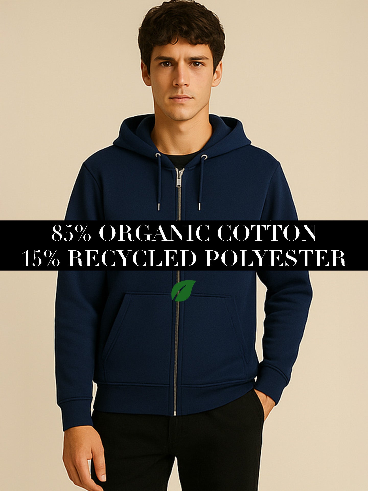 ORGANIC ZIP HOODIE