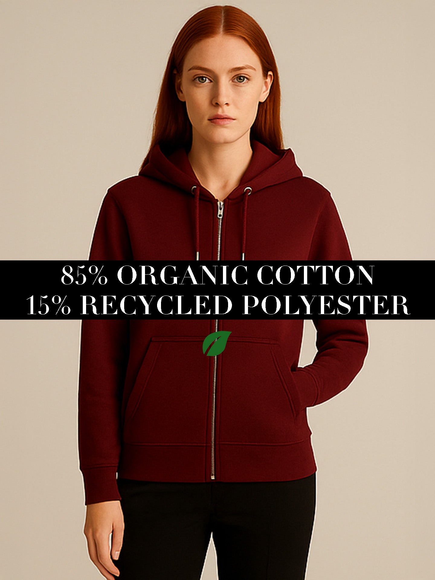 ORGANIC ZIP HOODIE